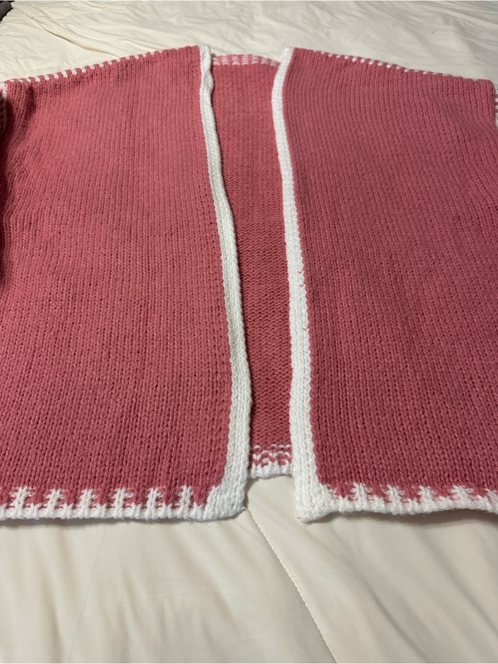 Pink Open-Front Women's Knit Cardigan Sweater - NWOT - Size XL - Picture 6 of 10
